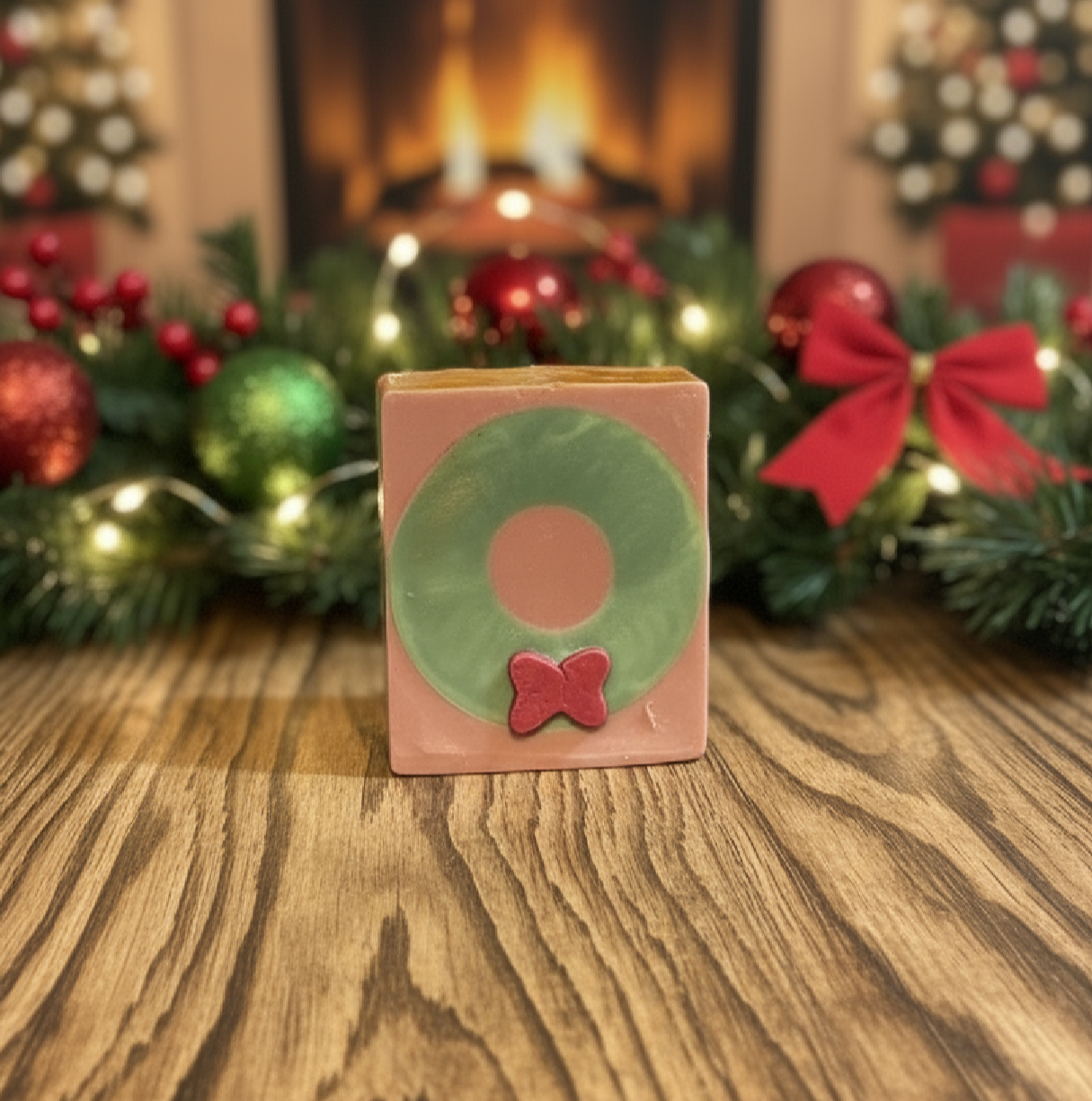 Christmas Wreath Soap