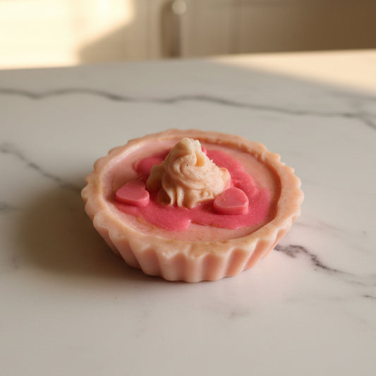 Valentines Strawberry Cheesecake Soap