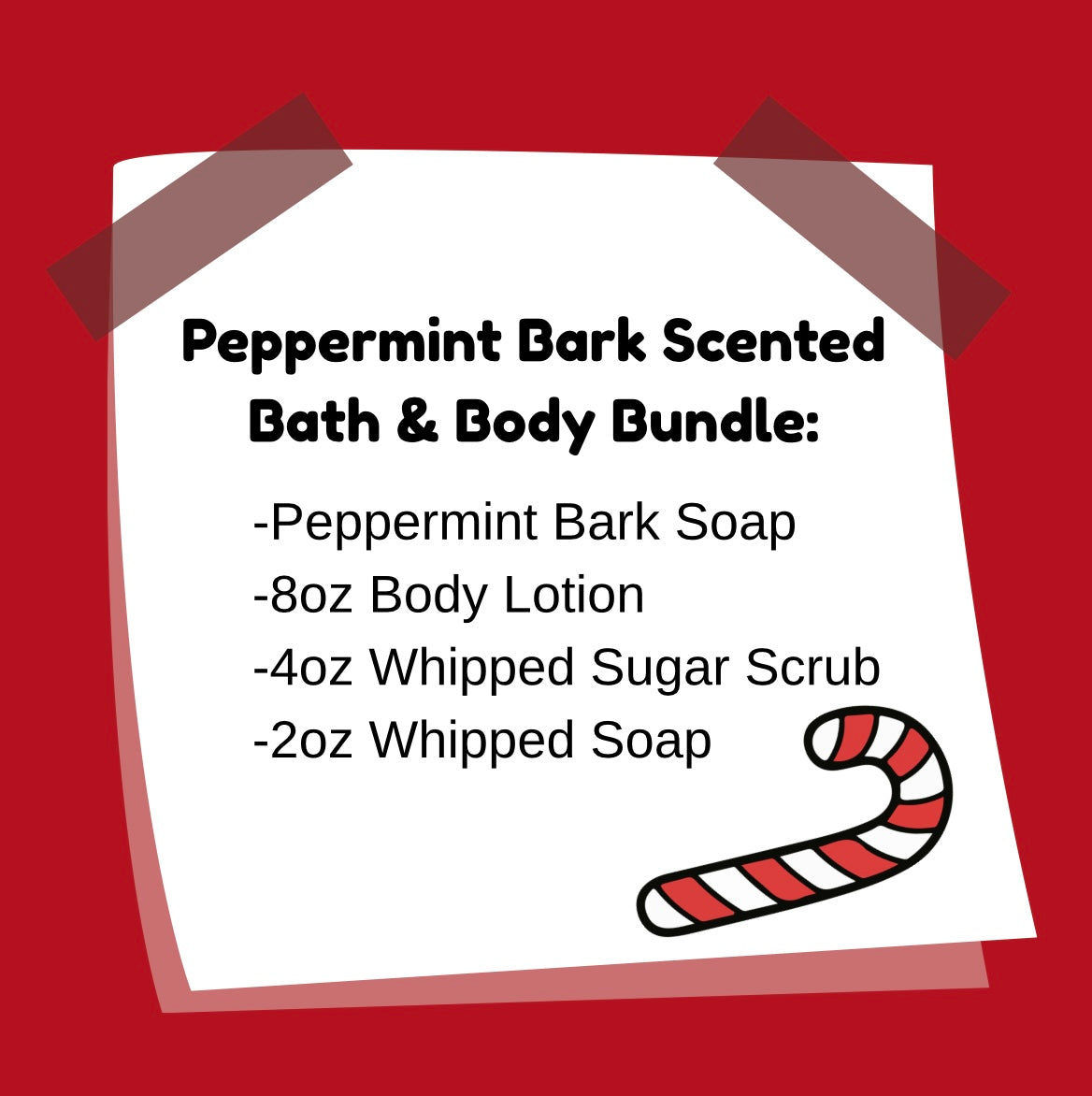 Peppermint Bark Bath and Body Bundle