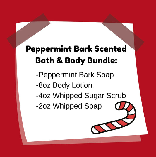 Peppermint Bark Bath and Body Bundle
