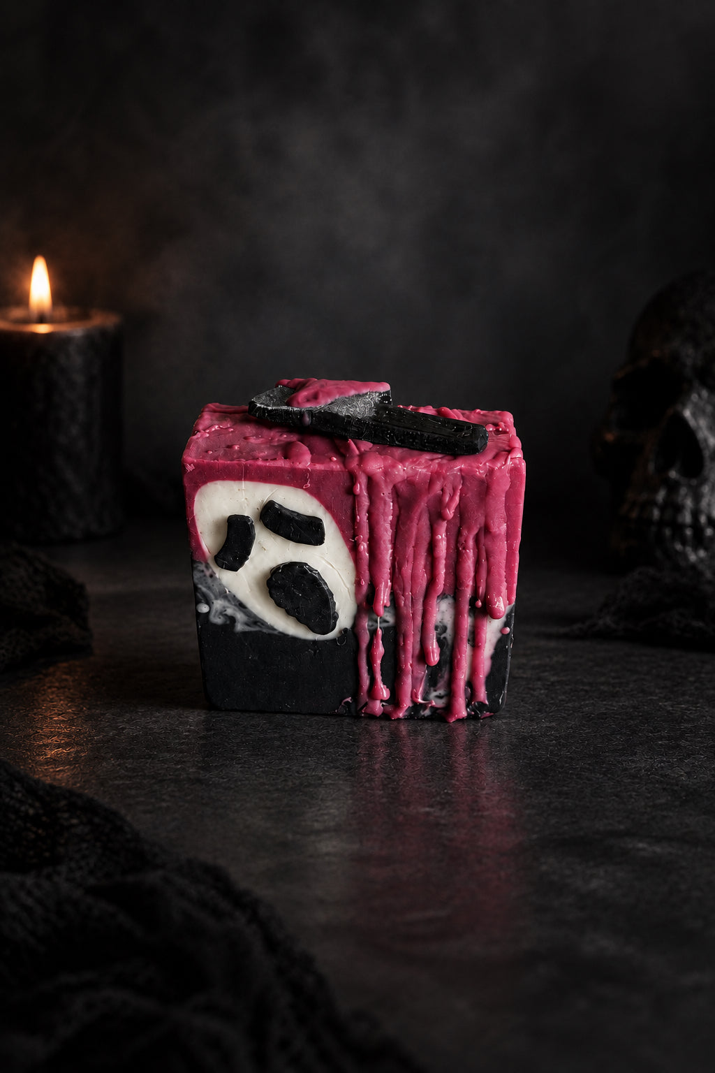 Spooky Face Soap 🖤❤️